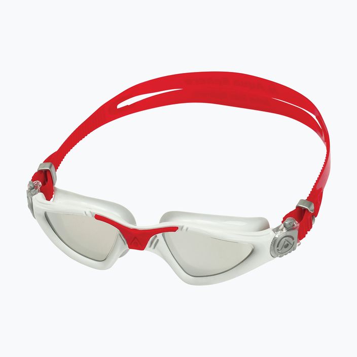 "Aquasphere Kayenne" pilki/raudoni plaukimo akiniai 8