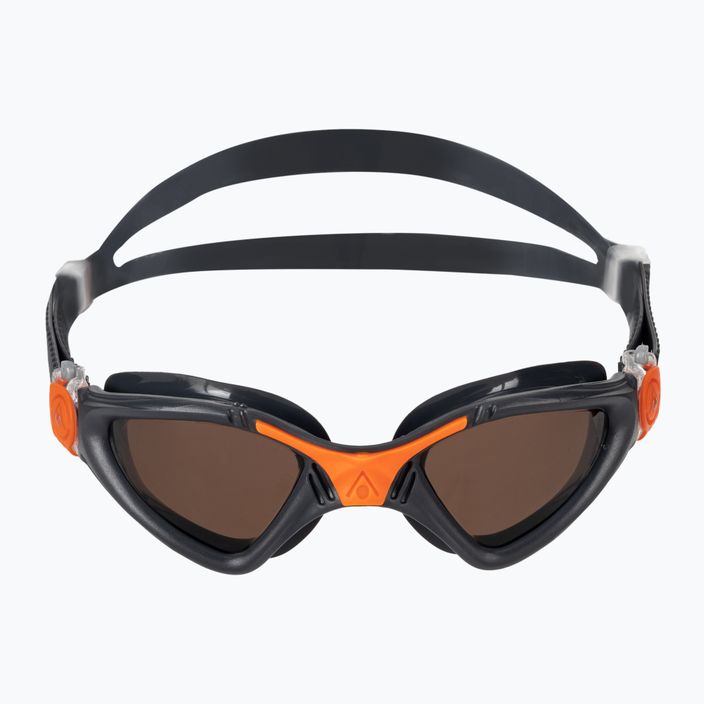 "Aquasphere Kayenne" pilki/oranžiniai plaukimo akiniai 2
