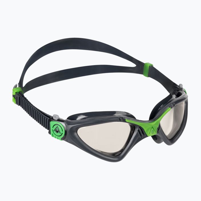 "Aquasphere Kayenne" tamsiai pilkos/žalios spalvos plaukimo akiniai