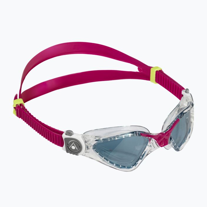 Aquasphere Kayenne Compact skaidrūs / aviečių spalvos vaikiški plaukimo akiniai