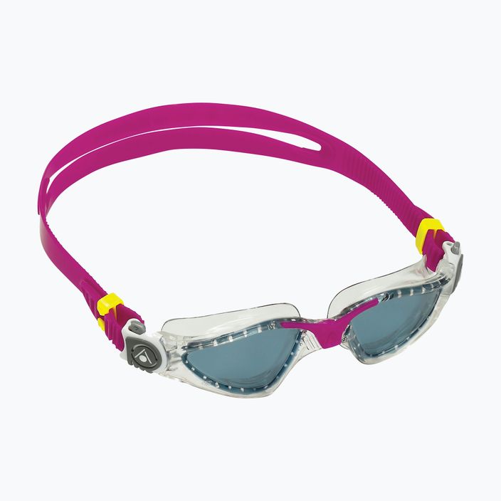 Aquasphere Kayenne Compact skaidrūs / aviečių spalvos vaikiški plaukimo akiniai 6