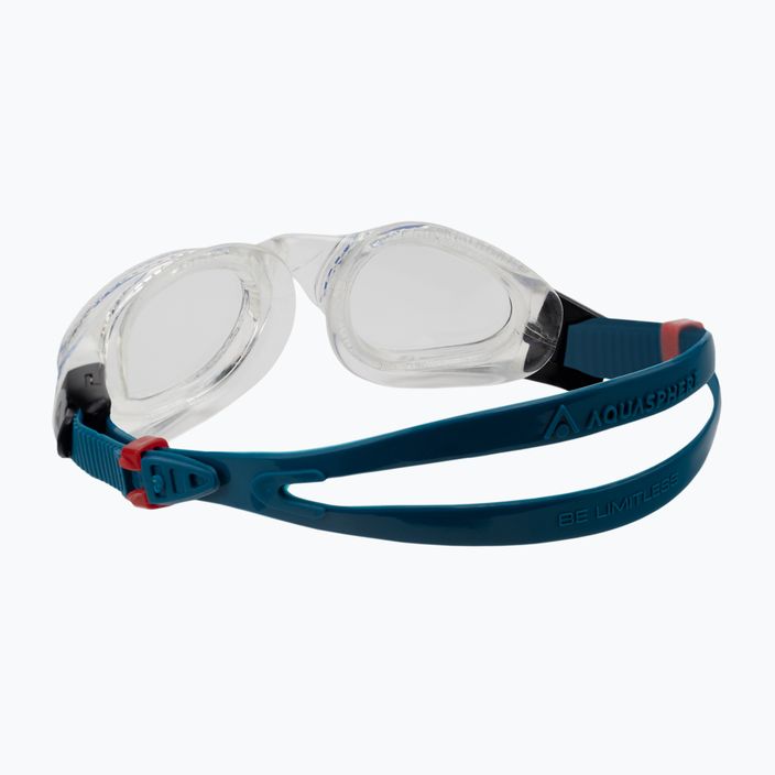 Aquasphere Kaiman skaidrūs/ benzininiai/skaidrūs plaukimo akiniai 4