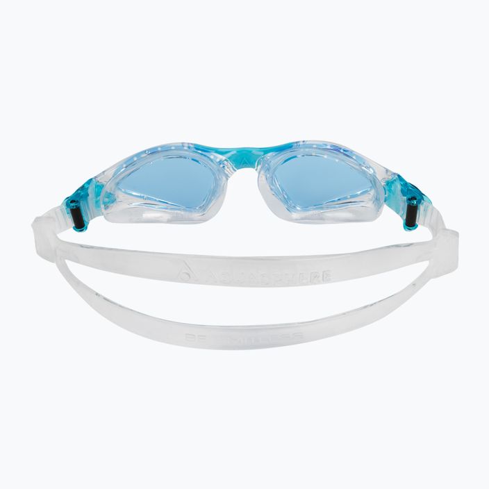 Aquasphere Kayenne skaidrūs/turkio spalvos vaikiški plaukimo akiniai EP3190043LB 5