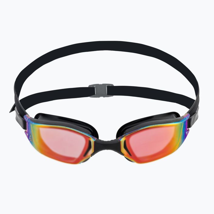 Aquasphere Xceed juodi/juodi/veidrodiniai raudoni plaukimo akiniai EP320010101LMR 2