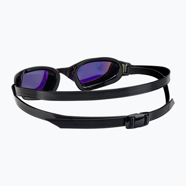 Aquasphere Xceed plaukimo akiniai juodi/juodi/veidrodiniai geltoni EP3200101LMY 4