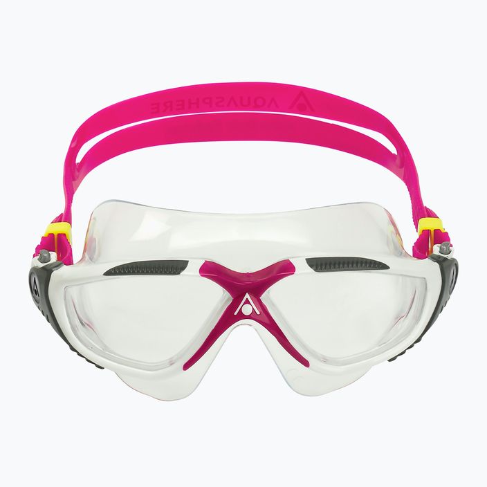 Plaukimo kaukė Aquasphere Vista white/raspberry/lenses clear 3