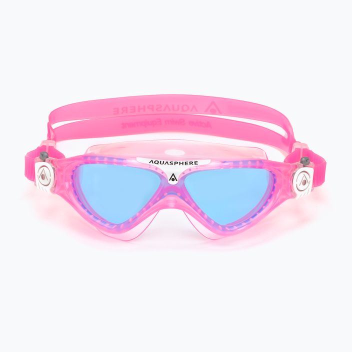 Aquasphere Vista vaikiška plaukimo kaukė rožinė/balta/mėlyna MS5630209LB 7