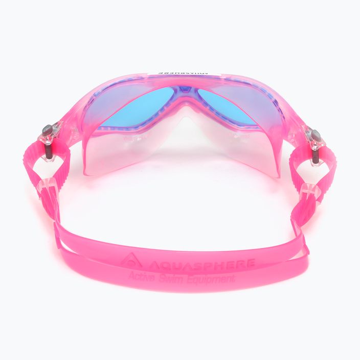 Aquasphere Vista vaikiška plaukimo kaukė rožinė/balta/mėlyna MS5630209LB 8