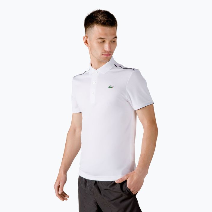 Lacoste vyriški teniso polo marškinėliai balti DH2094 2
