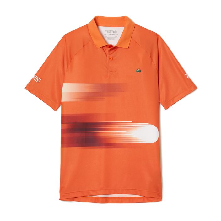 Lacoste vyriški polo marškinėliai oranžiniai DH0853 2