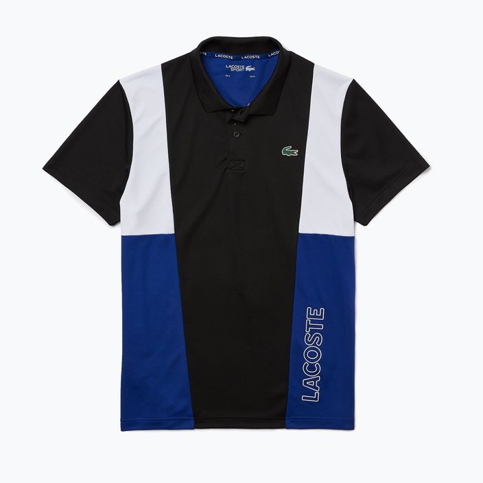 Lacoste vyriški teniso polo marškinėliai juodi DH0840