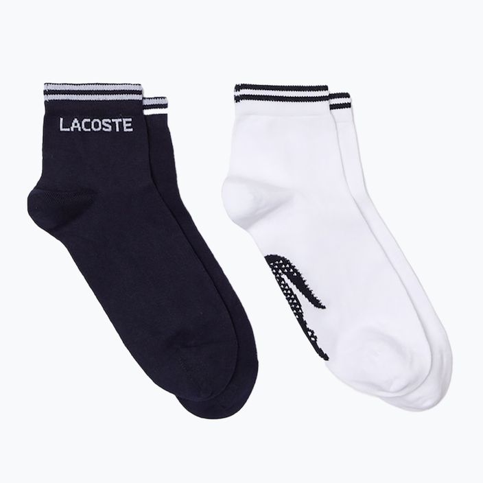 Lacoste vyriškos teniso kojinės 2 poros tamsiai mėlynos ir baltos RA4187