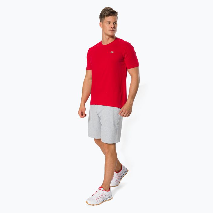 Lacoste vyriški teniso marškinėliai raudoni TH7618 2