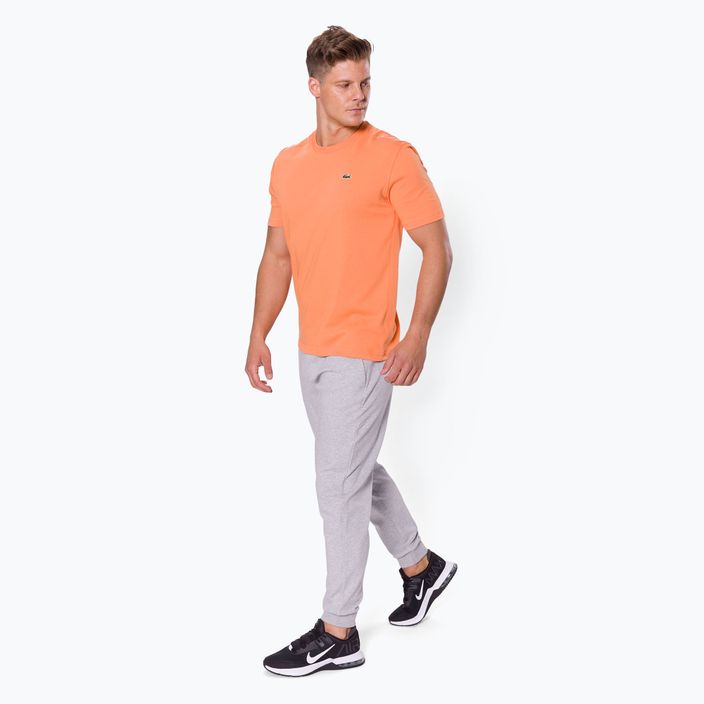 Lacoste vyriški teniso marškinėliai oranžiniai TH7618 2