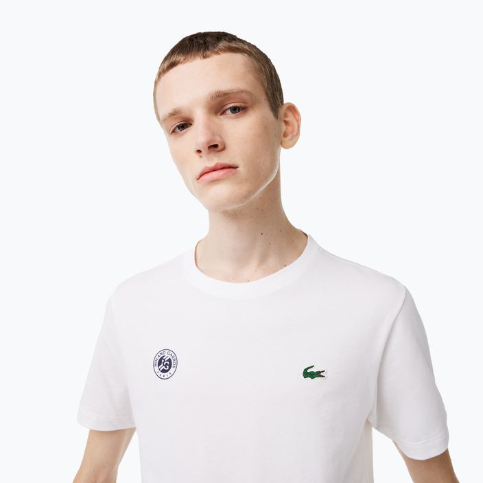 Lacoste vyriški teniso marškinėliai balti TH2116 3