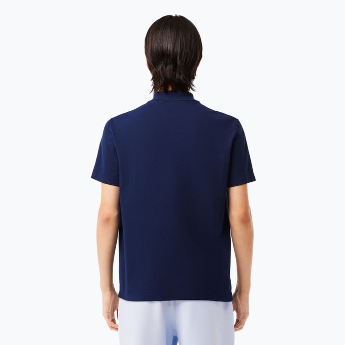 "Lacoste" vyriški polo marškinėliai DH0783 tamsiai mėlyni 2