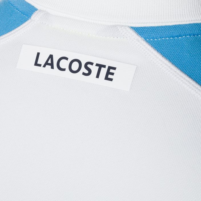Lacoste vyriški teniso polo marškinėliai balti DH9265 4