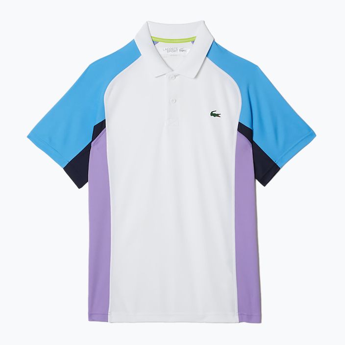 Lacoste vyriški teniso polo marškinėliai balti DH9265 5