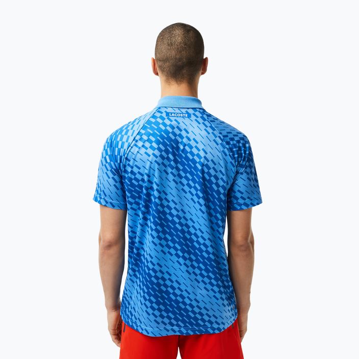 Lacoste vyriški teniso polo marškinėliai mėlyni DH5174 2