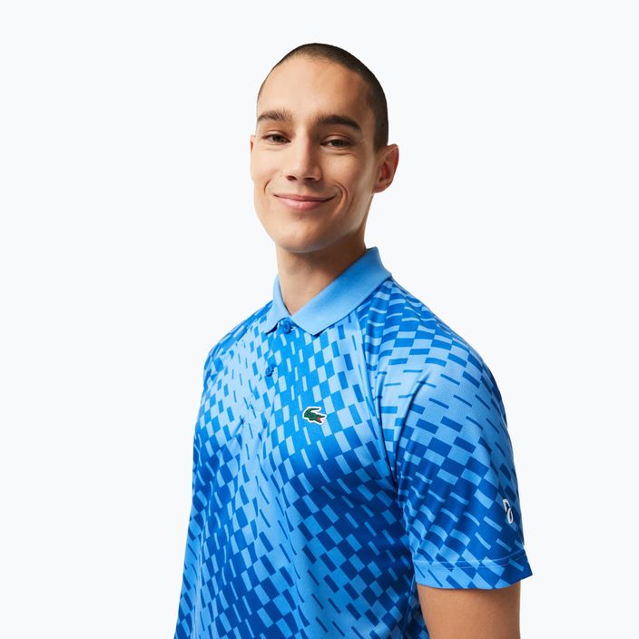 Lacoste vyriški teniso polo marškinėliai mėlyni DH5174 3
