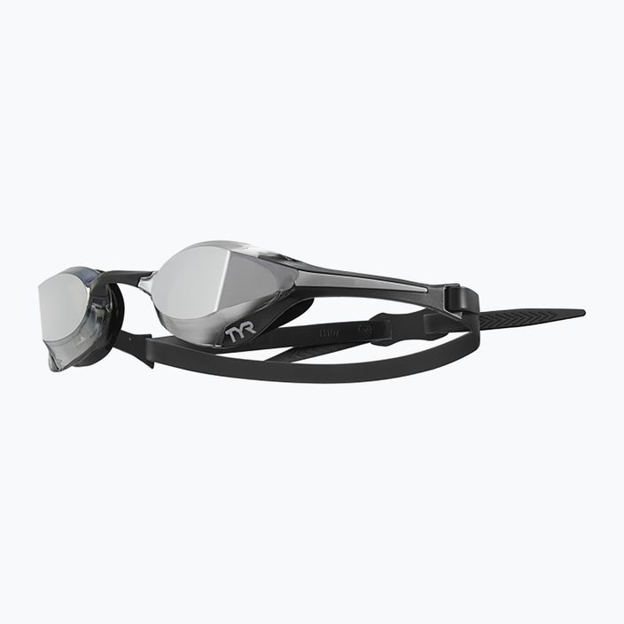 TYR Tracer-X Elite veidrodiniai sidabro/juodos spalvos plaukimo akiniai LGTRXELM_043 8