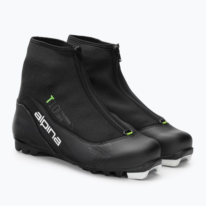 Vyriški bėgimo slidėmis batai Alpina T 10 black/green 4