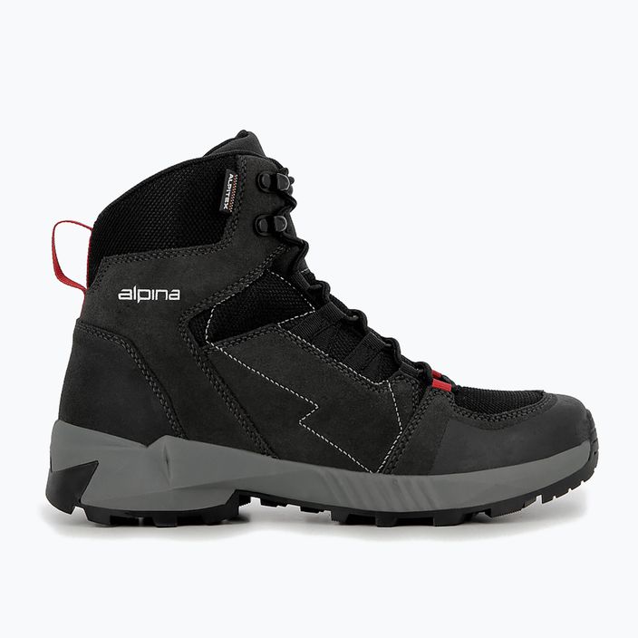 Alpina Tracker Mid vyriški trekingo batai juoda/pilka 11