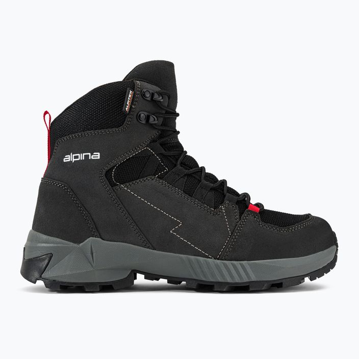 Alpina Tracker Mid vyriški trekingo batai juoda/pilka 2