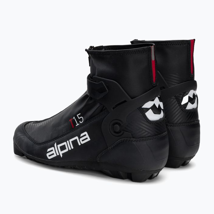 Vyriški bėgimo slidėmis batai Alpina T 15 black/red 3