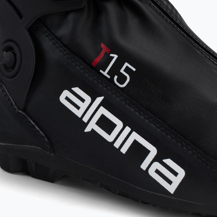 Vyriški bėgimo slidėmis batai Alpina T 15 black/red 10