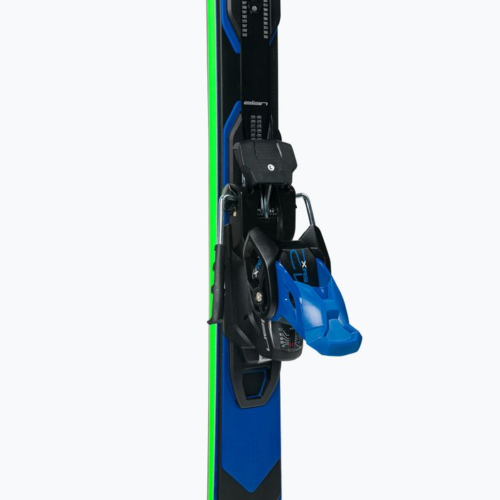 Elan Ace SCX Fusion + EMX 12 kalnų slidės žalia-mėlyna AAJHRC21 7