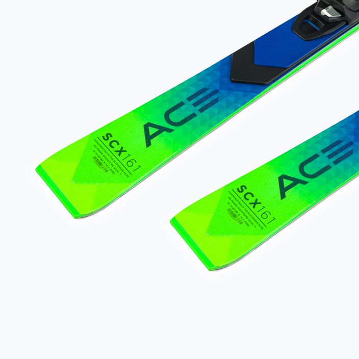 Elan Ace SCX Fusion + EMX 12 kalnų slidės žalia-mėlyna AAJHRC21 9