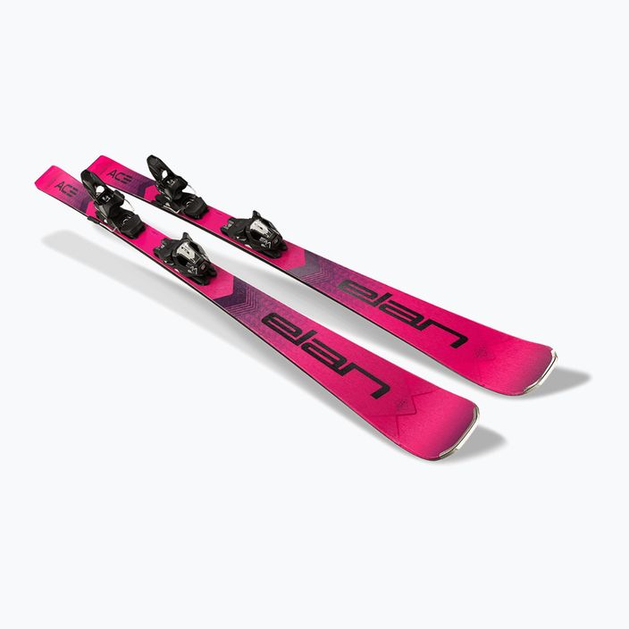 Moteriškos kalnų slidinėjimo slidės Elan Ace Speed Magic PS + ELX 11 rožinės ACAHRJ21 11