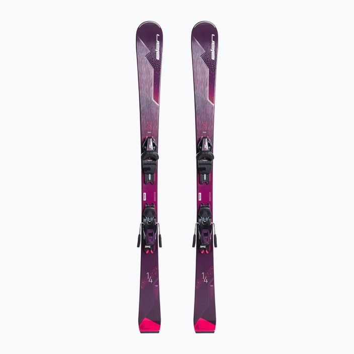 Moteriškos kalnų slidinėjimo slidės Elan Insomnia 14 TI PS + ELW 9 purple ACDHPS21