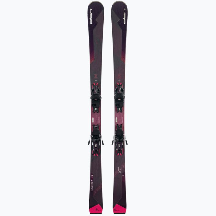 Moteriškos kalnų slidinėjimo slidės Elan Insomnia 14 TI PS + ELW 9 purple ACDHPS21 10