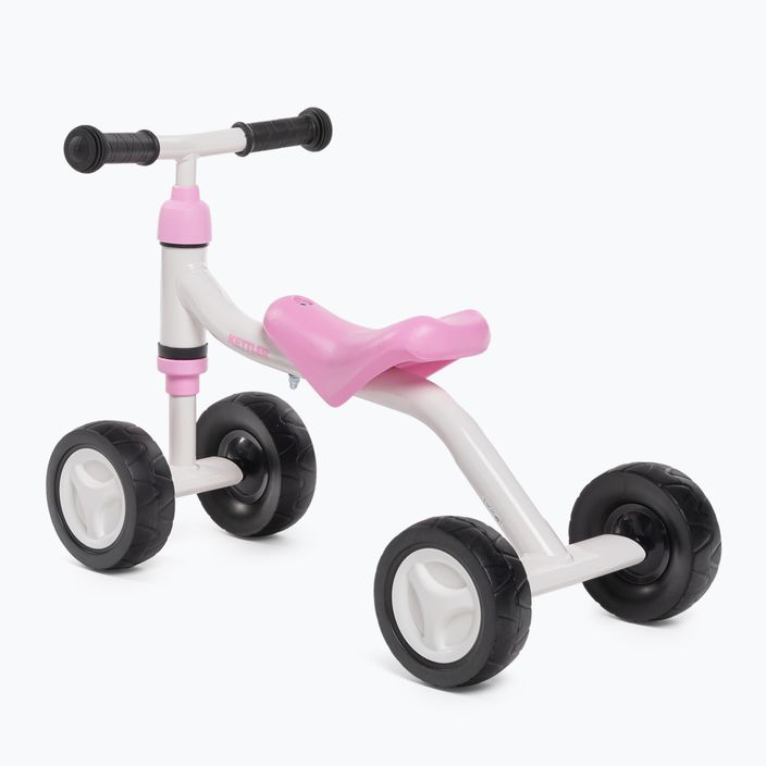 KETTLER Sliddy keturratis krosinis dviratis baltos ir rožinės spalvos 4859 3