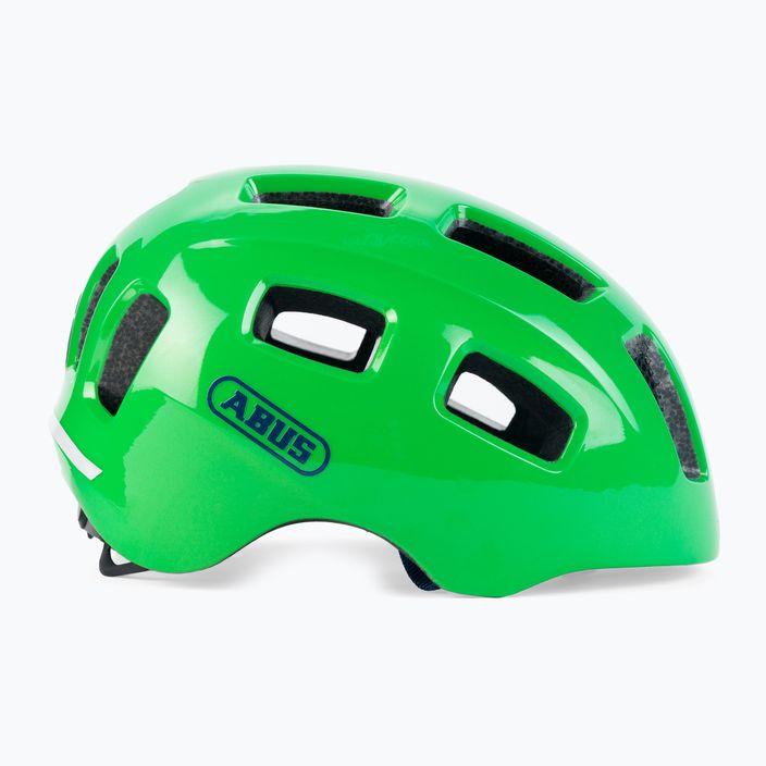 ABUS vaikiškas dviratininko šalmas Youn-I 2.0 spindinčios žalios spalvos 3