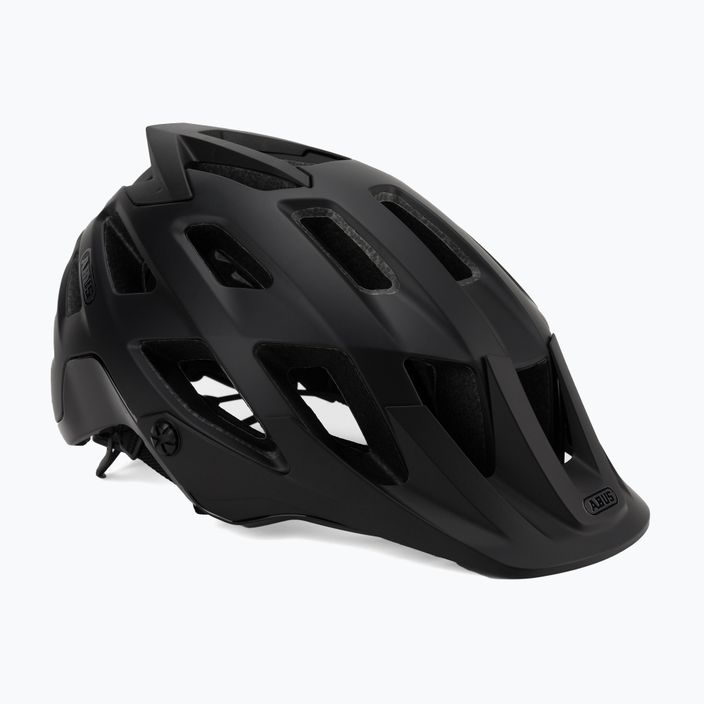 ABUS Moventor 2.0 aksominis juodas dviratininko šalmas