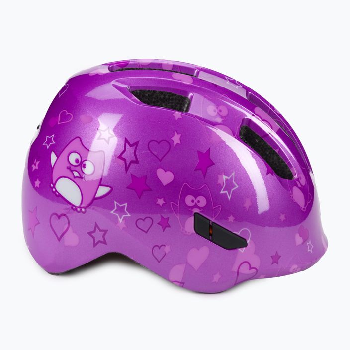 ABUS vaikiškas dviratininko šalmas Smiley 3.0 purpurinė žvaigždė 3