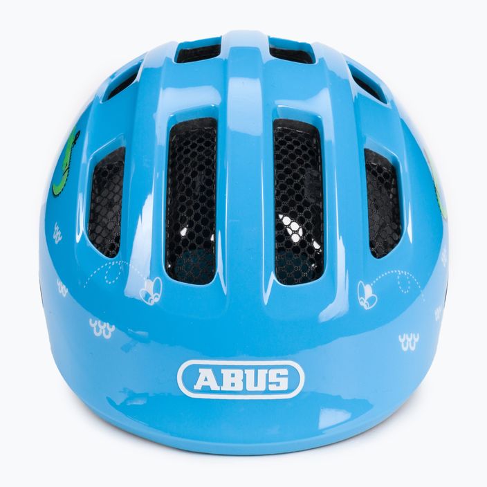 ABUS vaikiškas dviratininko šalmas Smiley 3.0 blue croco 2