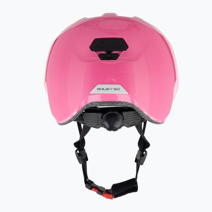 Vaikiškas dviračio šalmas ABUS Smiley 3.0 shiny pink 3