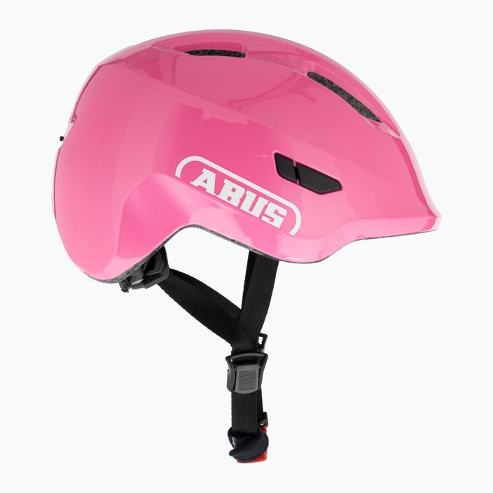 Vaikiškas dviračio šalmas ABUS Smiley 3.0 shiny pink 4