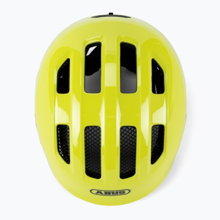 ABUS vaikiškas dviratininko šalmas Smiley 3.0 blizgus geltonas 6