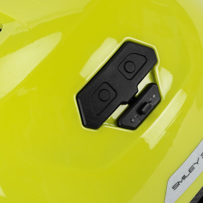 ABUS vaikiškas dviratininko šalmas Smiley 3.0 blizgus geltonas 7
