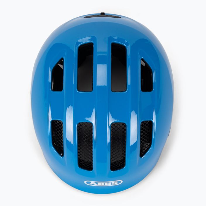ABUS vaikiškas dviratininko šalmas Smiley 3.0 blizgus mėlynas 6