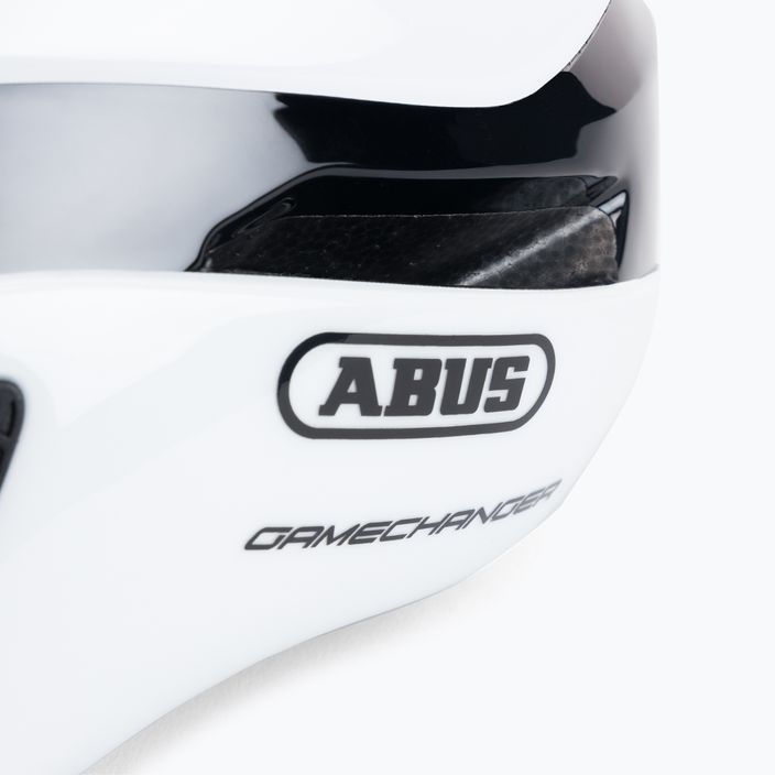 ABUS GameChanger dviratininko šalmas fleece baltas 8