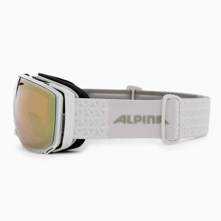 Alpina Estetica Q-Lite pearlwhite gloss/mandarin sph slidinėjimo akiniai 4