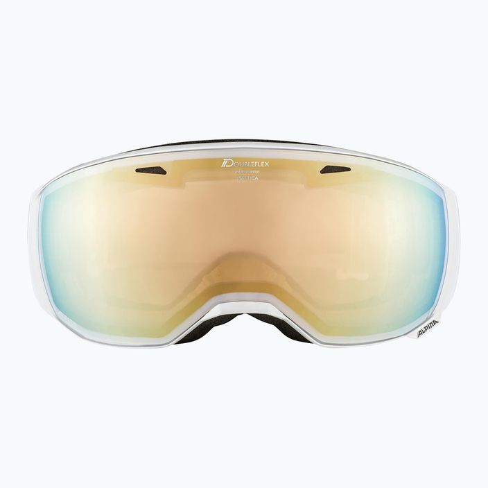 Alpina Estetica Q-Lite pearlwhite gloss/mandarin sph slidinėjimo akiniai 7
