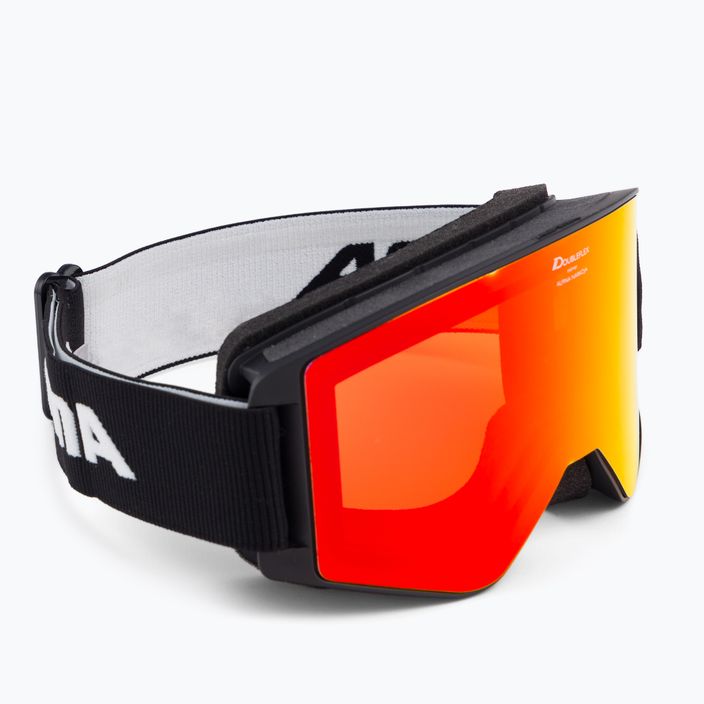 Alpina Narkoja Q-Lite juodi/oranžiniai slidinėjimo akiniai