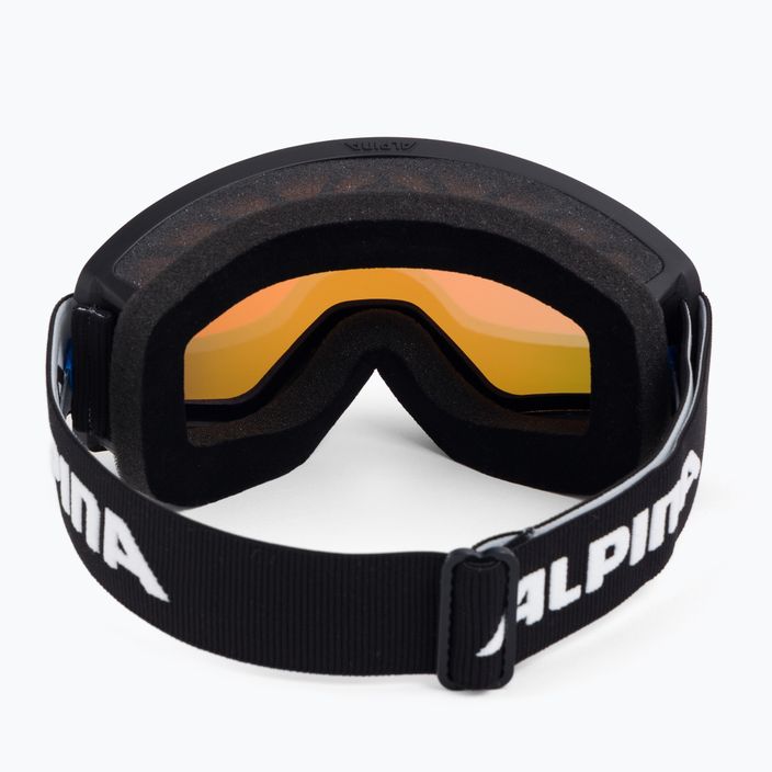Alpina Narkoja Q-Lite juodi/oranžiniai slidinėjimo akiniai 3